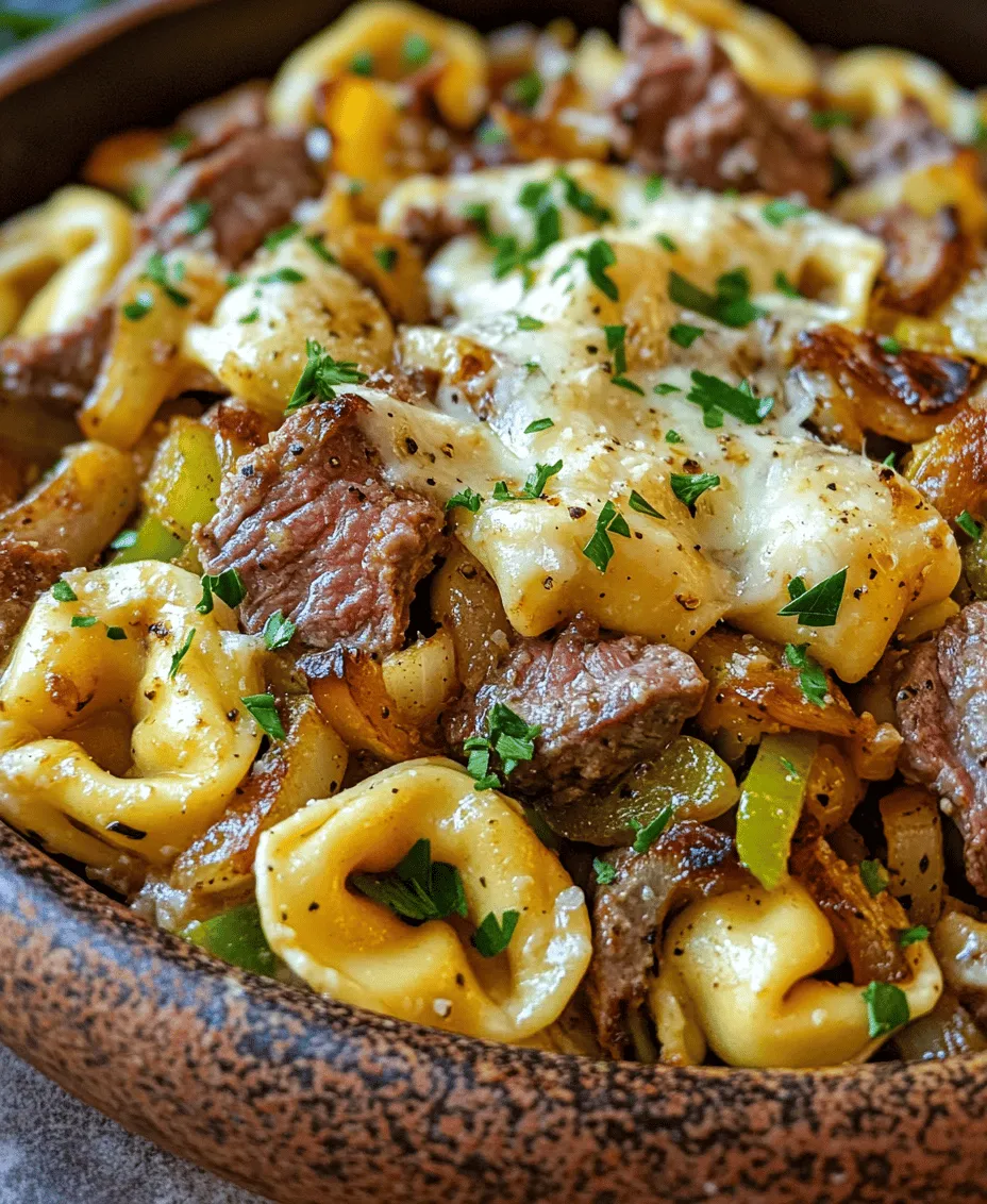 In the world of culinary delights, few combinations hold the allure of classic comfort foods reimagined. Cheesesteak Tortellini Bliss encapsulates this idea perfectly, blending the hearty, savory elements of a traditional cheesesteak with the delicate, satisfying texture of tortellini. This dish is more than just a meal; it’s a celebration of flavors that brings together the best of both worlds, making it an enticing choice for families, busy individuals, and gourmet enthusiasts alike.