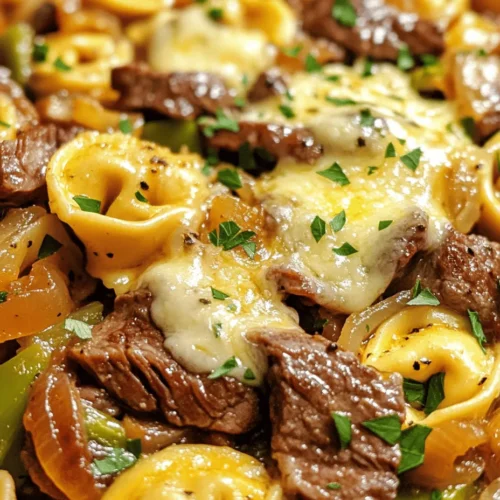 In the world of culinary delights, few combinations hold the allure of classic comfort foods reimagined. Cheesesteak Tortellini Bliss encapsulates this idea perfectly, blending the hearty, savory elements of a traditional cheesesteak with the delicate, satisfying texture of tortellini. This dish is more than just a meal; it’s a celebration of flavors that brings together the best of both worlds, making it an enticing choice for families, busy individuals, and gourmet enthusiasts alike.