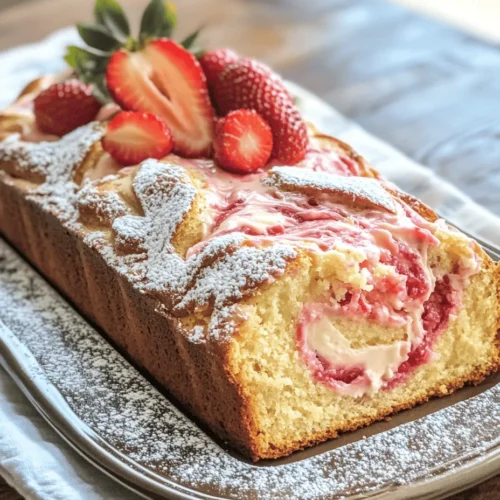 Imagine a warm slice of bread, its soft texture enveloping the rich, tangy essence of cream cheese, perfectly complemented by the sweet juiciness of fresh strawberries. This is the allure of Strawberry Cream Cheese Bread—an extraordinary treat that beautifully marries the lusciousness of seasonal strawberries with the creamy goodness of cheese. This delightful combination not only creates a unique flavor profile that dances on the palate but also elevates the humble loaf into a gourmet experience.