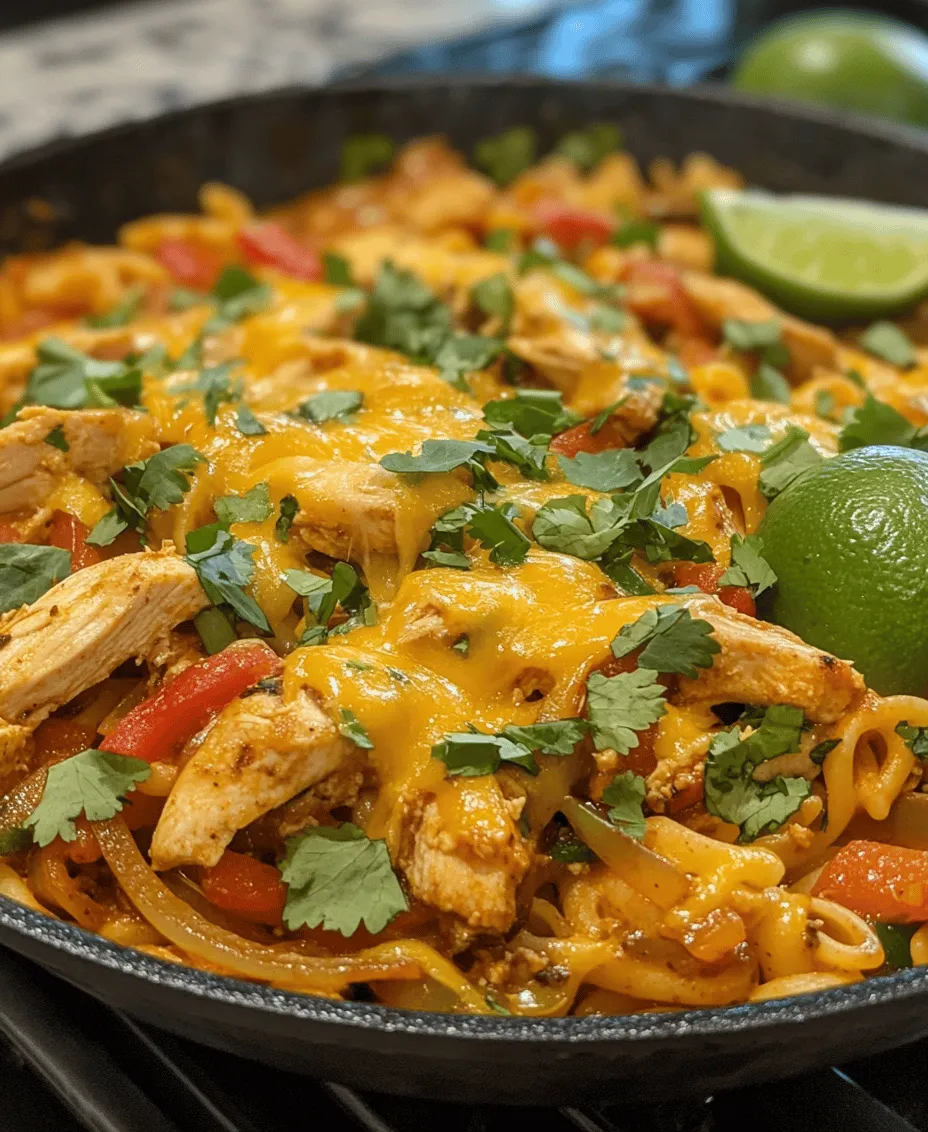 Are you on the lookout for a meal that marries convenience with vibrant flavors? Look no further than Sizzling One Pot Chicken Fajita Pasta. This dish is a delightful fusion of classic fajita ingredients and comforting pasta, making it a perfect choice for busy weeknight dinners and family gatherings alike. Imagine the zesty flavors of fajitas coming together in a single pot, resulting in a hearty meal that is not only easy to prepare but also satisfying and delicious.