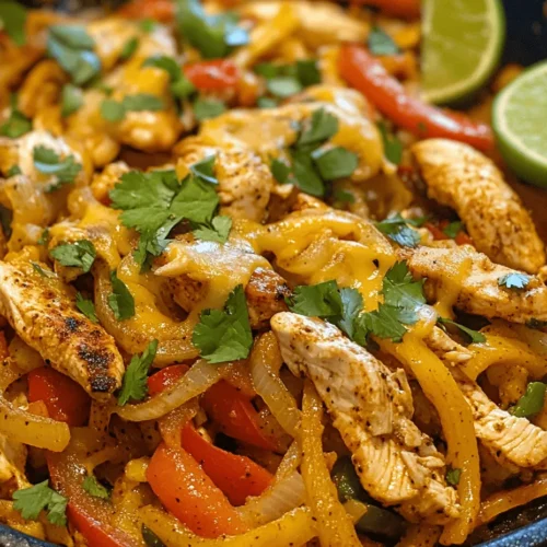 Are you on the lookout for a meal that marries convenience with vibrant flavors? Look no further than Sizzling One Pot Chicken Fajita Pasta. This dish is a delightful fusion of classic fajita ingredients and comforting pasta, making it a perfect choice for busy weeknight dinners and family gatherings alike. Imagine the zesty flavors of fajitas coming together in a single pot, resulting in a hearty meal that is not only easy to prepare but also satisfying and delicious.