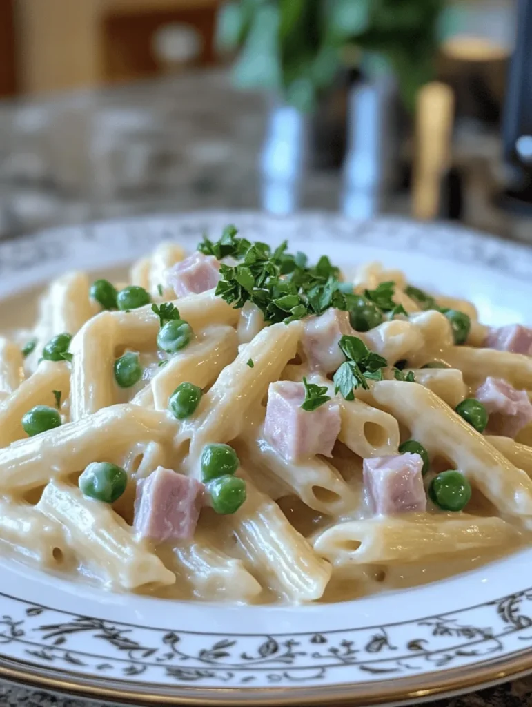 In today’s fast-paced world, finding the perfect balance between convenience and flavor is essential, especially when it comes to meal preparation. Enter the One Pot Ham and Pea Pasta, a delightful dish that embodies simplicity without compromising on taste. This easy-to-make recipe combines tender pasta, savory diced ham, and sweet peas in a creamy sauce, creating a comforting meal that your whole family will love.