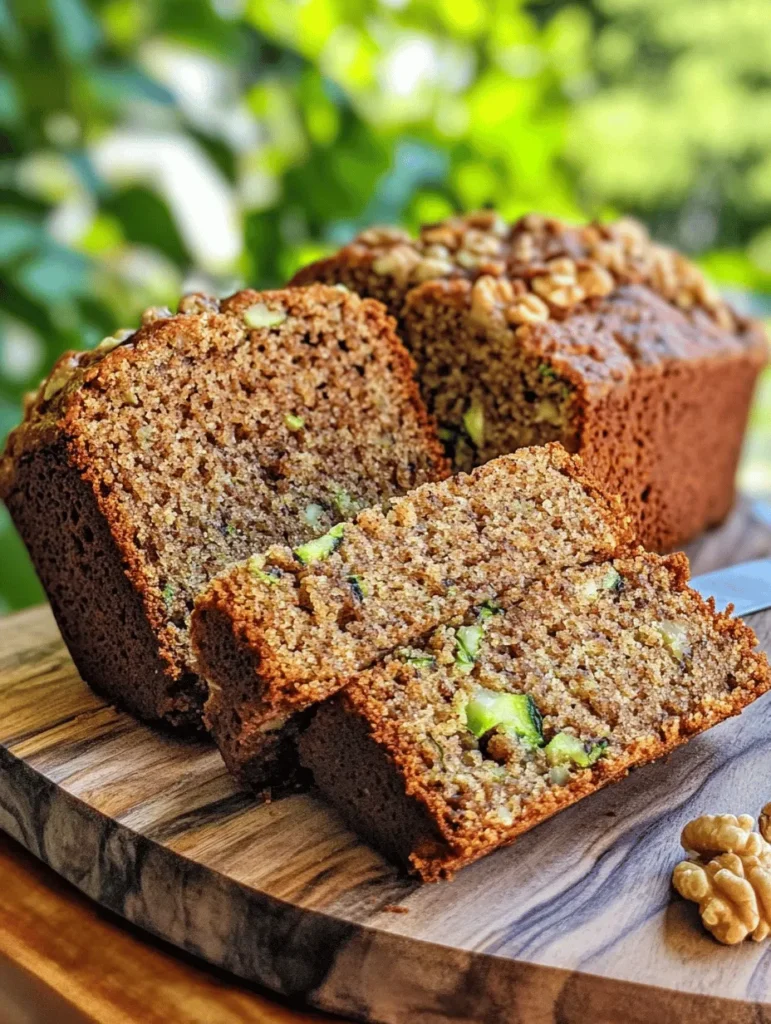 Zucchini bread has become a beloved staple in kitchens across the globe, cherished not only for its delightful taste but also for its remarkable versatility. This quick bread can be enjoyed as a breakfast treat, an afternoon snack, or even a dessert, making it a fantastic option for any time of day. What truly sets homemade zucchini bread apart is the unique blend of flavors and textures that only fresh, high-quality ingredients can provide. The moistness of the bread, combined with the subtle sweetness of zucchini, creates a comforting and satisfying treat that is both indulgent and guilt-free.