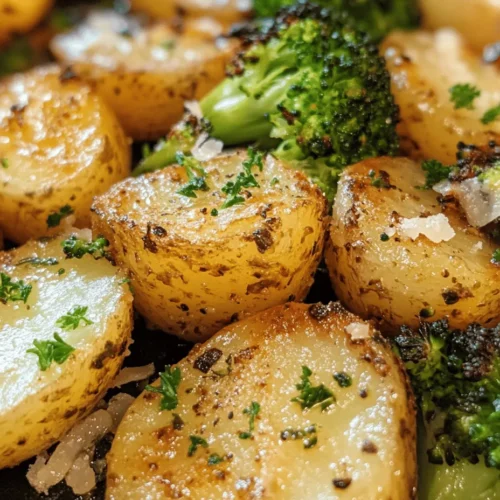 If you're looking for a delicious and nutritious side dish to complement your meals, look no further than roasted Parmesan potatoes and broccoli. This simple yet flavorful recipe combines the earthy taste of baby potatoes with the vibrant crunch of broccoli, all enhanced by the rich, savory notes of Parmesan cheese. It's a dish that not only elevates your dinner plate but also contributes to a well-balanced diet.