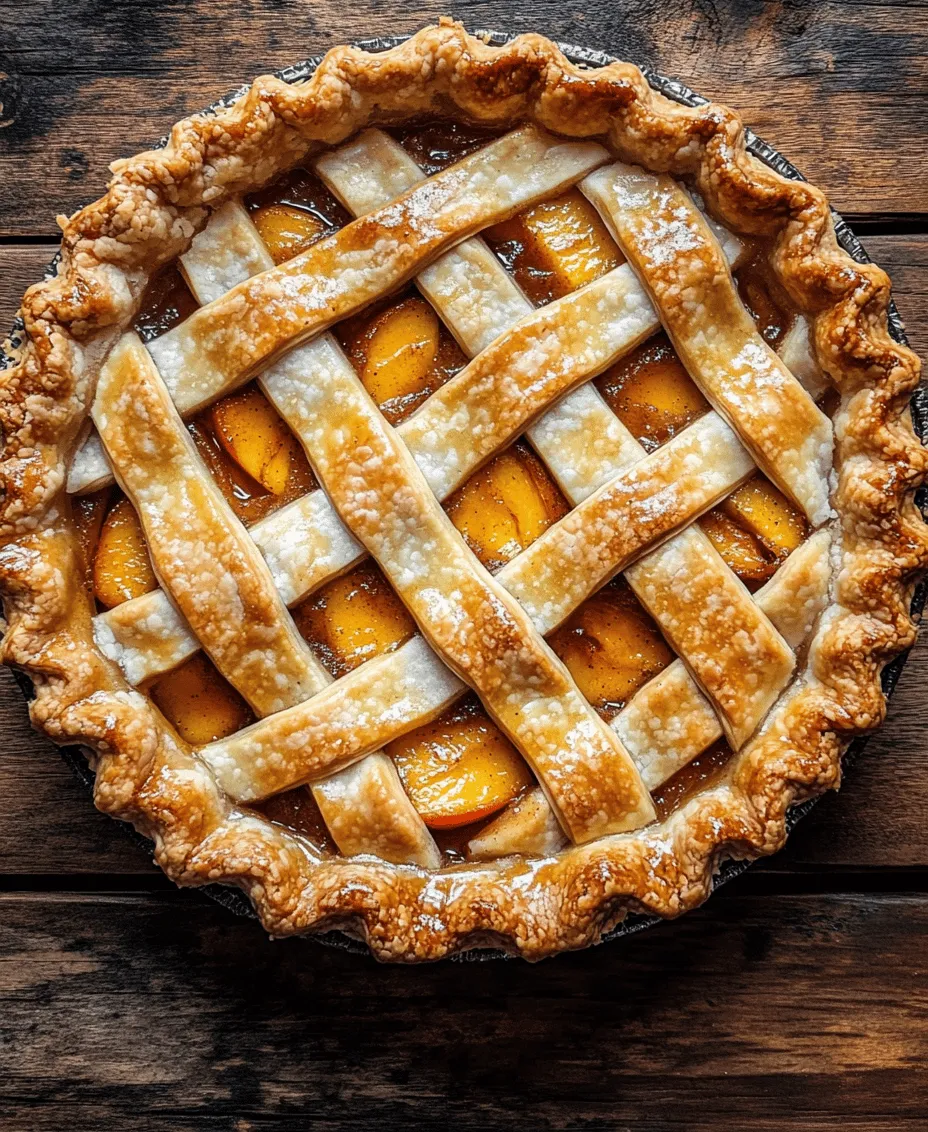 Southern Peach Pie is more than just a dessert; it’s a slice of heritage, a celebration of summer, and a family favorite that has graced tables for generations. This delightful pie captures the essence of the South, where peaches are revered for their sweetness and juiciness. As the warm months roll in, the peach trees become laden with ripe fruit, and there’s no better way to enjoy their bounty than in a homemade pie. With its flaky crust, luscious filling, and hints of aromatic spices, Southern Peach Pie is a comforting treat that brings people together.