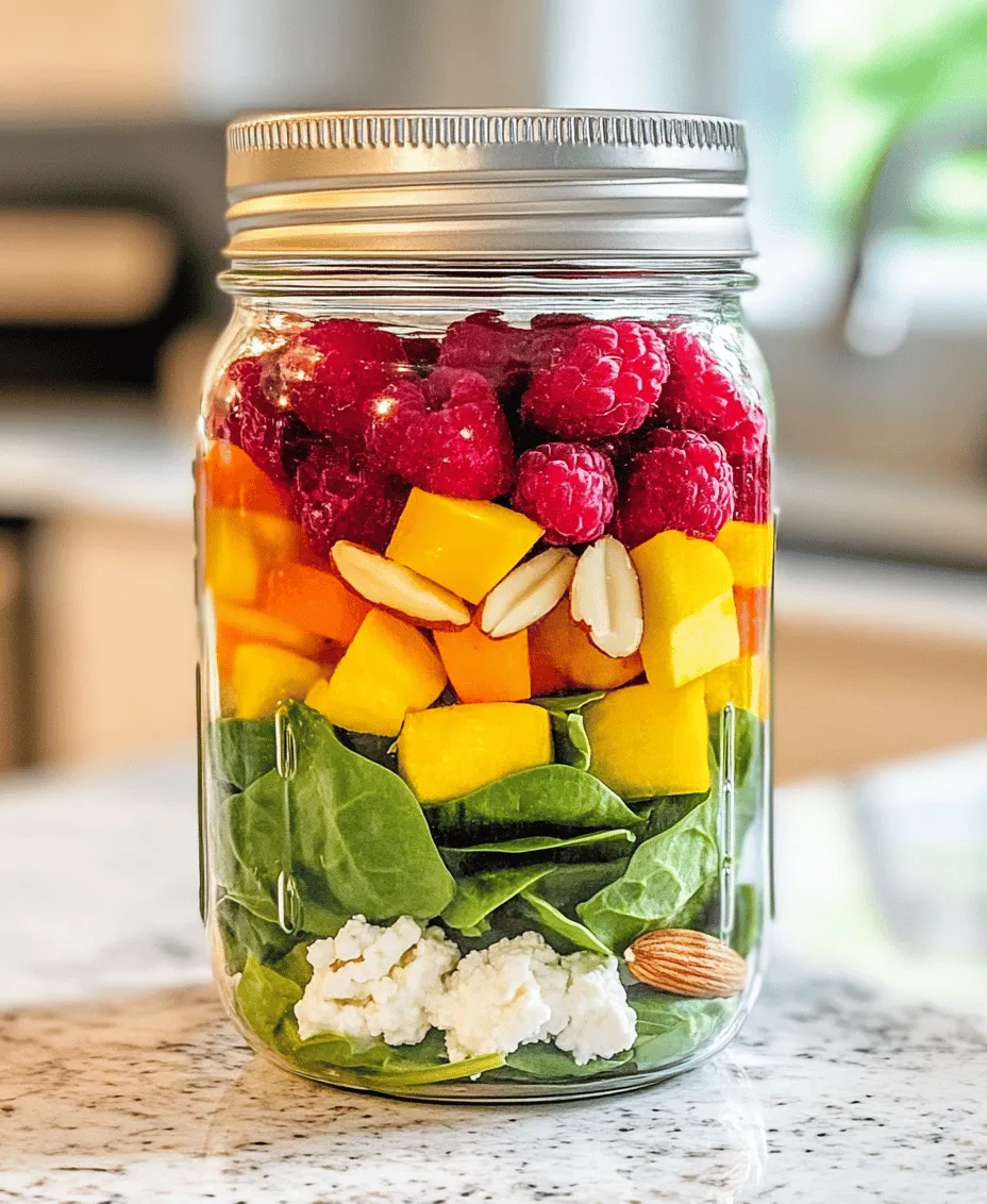 Mason jar salads are more than just a trendy way to store food; they offer a variety of advantages for health-conscious individuals. By incorporating these salads into your meal prep routine, you can enjoy a number of benefits: