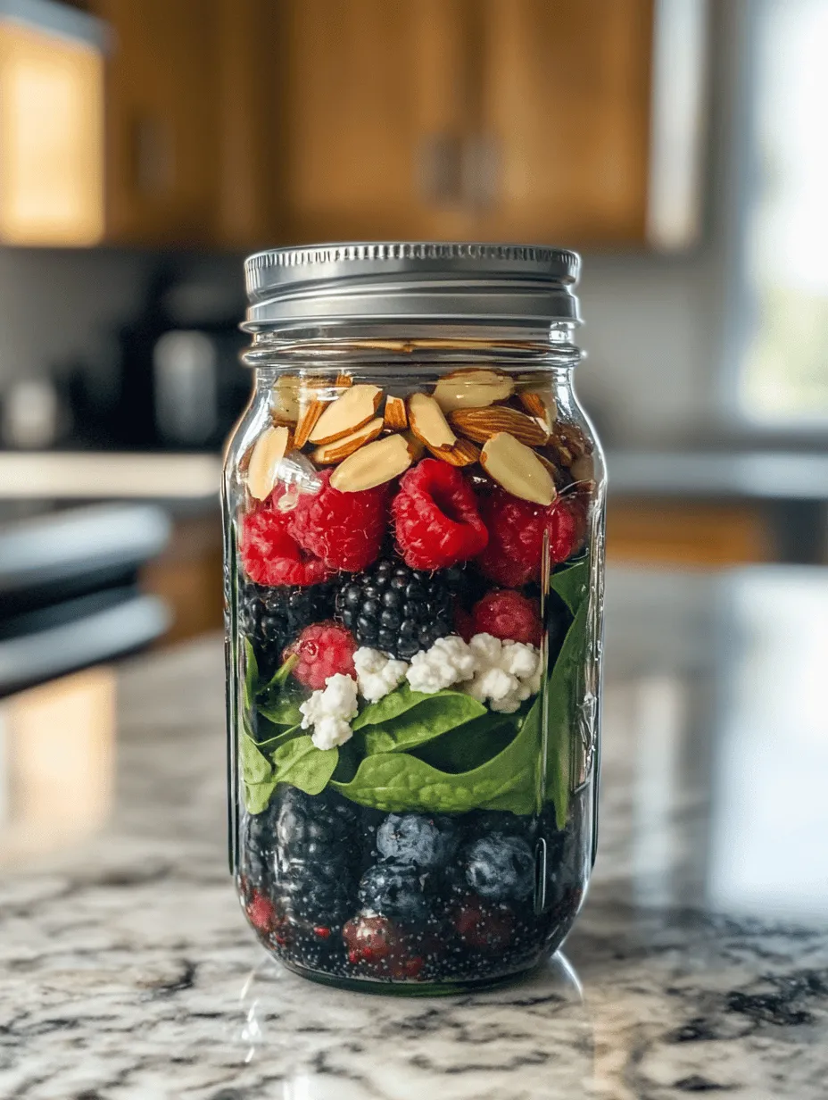 Mason jar salads are more than just a trendy way to store food; they offer a variety of advantages for health-conscious individuals. By incorporating these salads into your meal prep routine, you can enjoy a number of benefits: