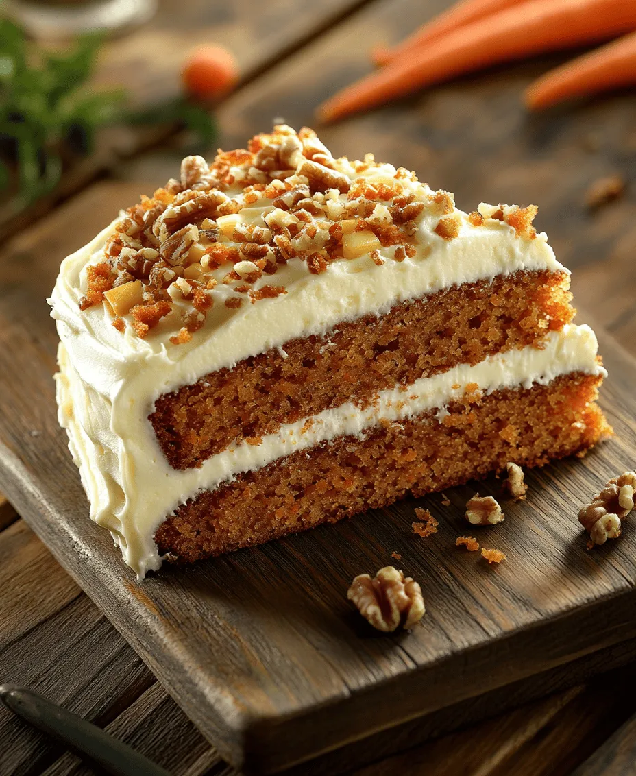 Carrot cake has long held a special place in the hearts of dessert lovers around the world. Its unique combination of flavors, moist texture, and delightful sweetness make it not just a favorite for celebrations but also a comforting treat for everyday indulgence. What sets carrot cake apart from other confections is its ability to evoke nostalgia, often reminding us of family gatherings, birthday parties, or simply a cozy afternoon spent with a slice in hand.