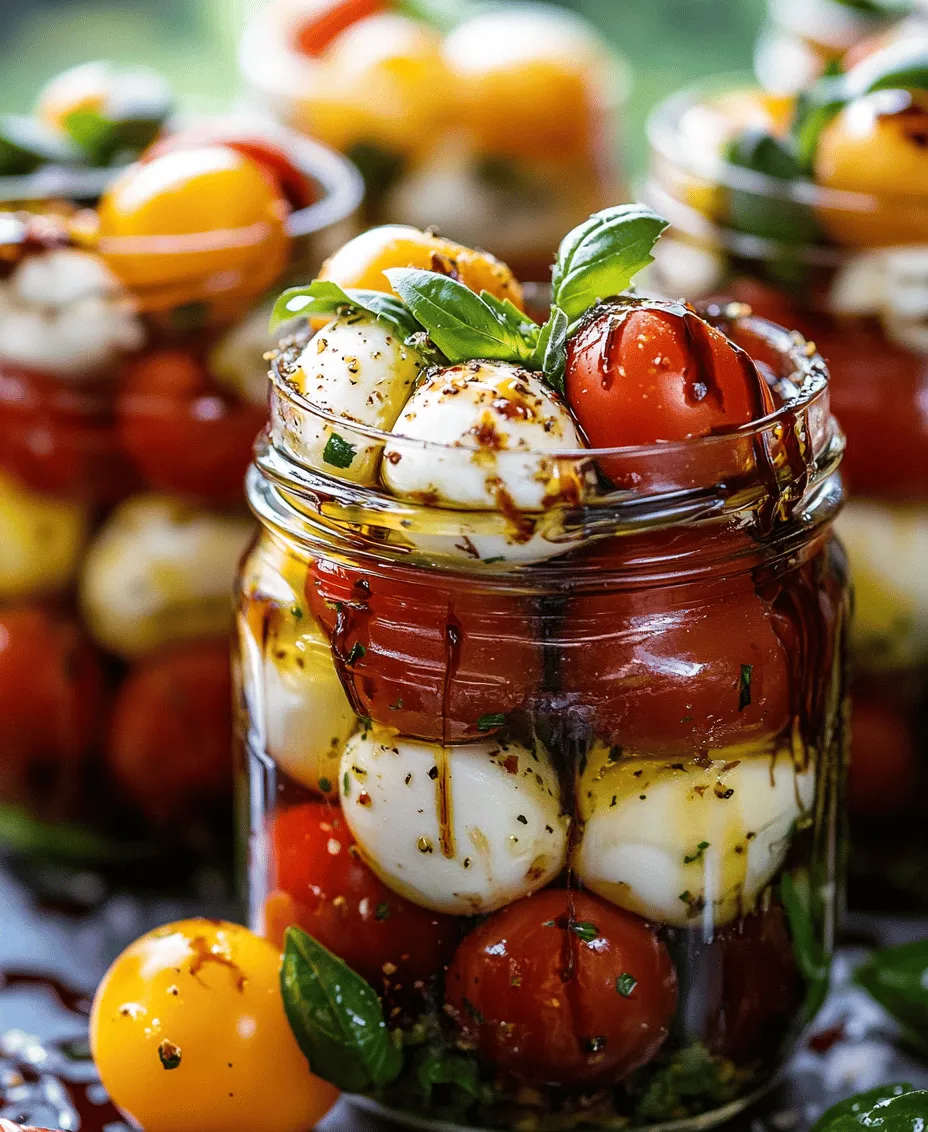 The key to a successful Mason Jar Caprese Salad lies in its ingredients. Utilizing high-quality, fresh components will elevate the dish and ensure that each bite is bursting with flavor. Let’s take a closer look at the essential ingredients that make this salad so appealing.