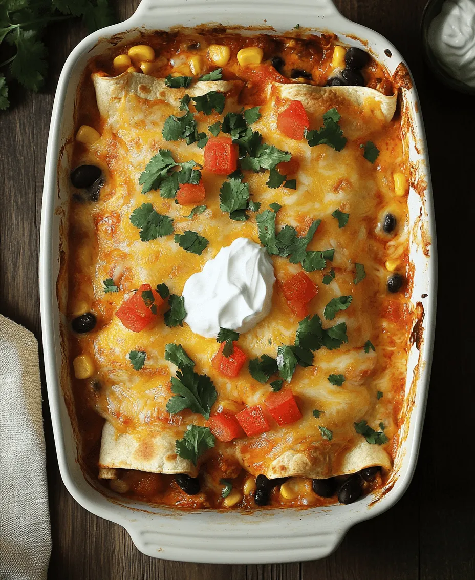 Enchiladas are a quintessential dish in Mexican cuisine, loved for their versatility and rich flavor. Originating from ancient times, they have evolved into various forms, each reflecting the unique tastes of different regions in Mexico. Today, we’re excited to present a delightful take on this classic dish: Cheesy Chicken Enchiladas Delight. This recipe is not only scrumptious but also incredibly convenient, primarily thanks to the use of rotisserie chicken, which cuts down on prep time significantly.