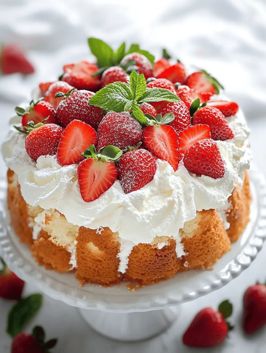 Angel food cake has long been a beloved dessert, cherished for its light, airy texture and delicate sweetness. This classic cake, often associated with summer gatherings and celebrations, is a favorite among dessert lovers who appreciate its ability to pair beautifully with fresh fruits. The Strawberry Bliss Angel Food Cake takes this delightful treat to new heights, infusing it with the vibrant flavor of fresh strawberries. Perfect for picnics, barbecues, or any warm-weather occasion, this dessert brings a burst of freshness and a touch of elegance to your table.