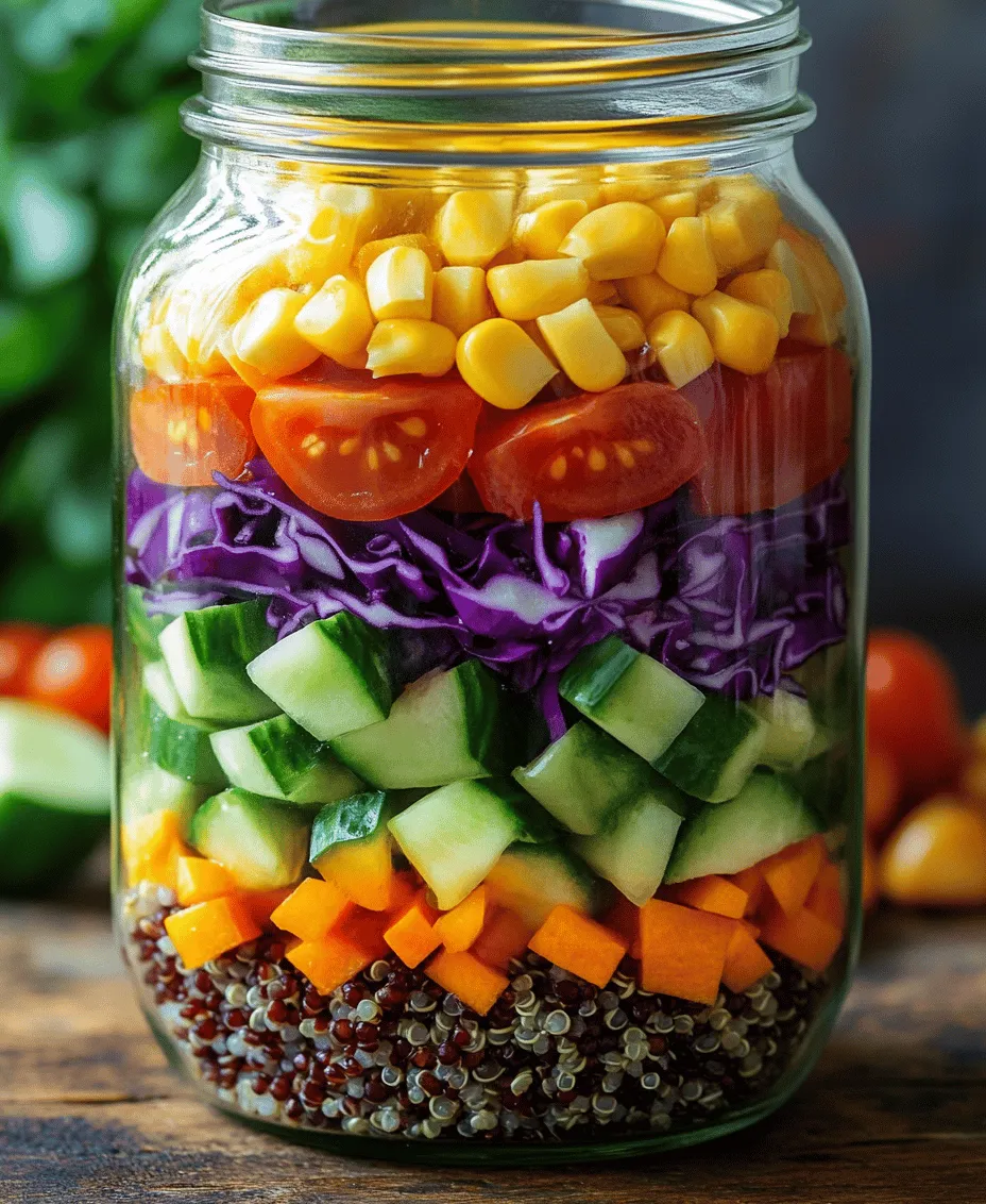 In recent years, there has been a significant shift in how we approach food. The growing interest in healthy eating and meal prep has transformed the way people plan their diets. More than ever, individuals are seeking convenient, nutritious options that can fit seamlessly into their busy lifestyles. The Mason Jar Rainbow Detox Salad perfectly embodies this trend, offering a vibrant and nutritious meal that is as pleasing to the eye as it is to the palate.