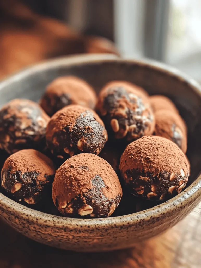 Understanding the nutritional advantages of the ingredients in Chocolate Coffee Protein Energy Bites can help you appreciate their role in a balanced diet. Here’s a closer look at the key components: