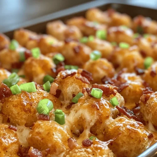 To create the perfect Crispy Chicken Bacon Ranch Tater Tot Casserole, you’ll need a selection of key ingredients, each playing a significant role in the overall flavor and texture of the dish. The primary components include: