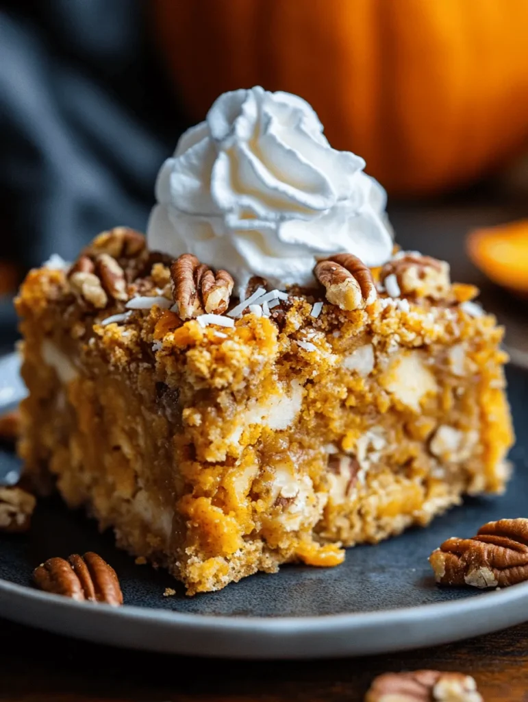 The term "dump cake" might sound unassuming, but it encompasses a delightful baking process that appeals to both novice and experienced bakers. The beauty of a dump cake lies in its straightforward preparation: simply layer the ingredients in a baking dish without the need for intricate mixing or elaborate techniques. This makes it a go-to recipe for those who want to whip up a delicious dessert with minimal effort. The Pumpkin Spice Dream Crunch Dump Cake is no exception; it marries the beloved flavors of pumpkin spice with a crunchy topping, creating a harmonious blend of textures that will leave your taste buds dancing.