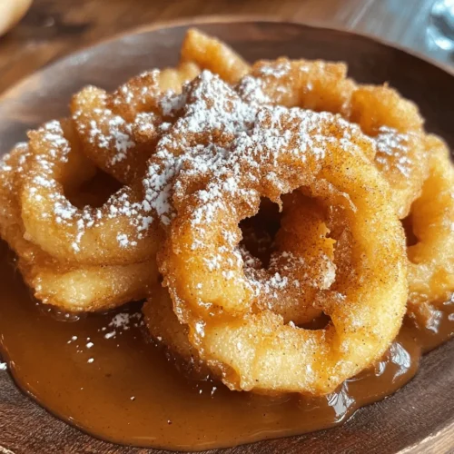 Imagine biting into a warm, crispy fried cinnamon apple ring—where the sweetness of the apple meets the crunch of a perfectly fried batter, and the aromatic scent of cinnamon dances in the air. These crispy fried cinnamon apple rings are not just a treat; they are an experience that captivates the senses. The balance of flavors, with sweet and tart apples encased in a light, airy batter and generously coated in cinnamon sugar, creates a delightful contrast that is hard to resist.