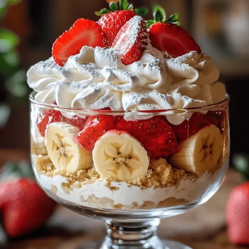 The star ingredients of this pudding are, of course, the strawberries and bananas. Both of these fruits not only contribute to the flavor but also offer a range of nutritional benefits.