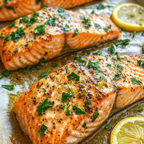 Lemon Garlic Salmon is a dish that effortlessly brings together vibrant flavors, health benefits, and simplicity in preparation. Whether you're a busy professional looking for a quick weeknight meal or a host preparing for a special occasion, this recipe stands out as a versatile option. The combination of fresh salmon, zesty lemon, and fragrant garlic not only tantalizes the taste buds but also promotes a healthy lifestyle. Salmon is renowned for its rich flavor and nutritional value, making it a favorite among health-conscious eaters and culinary enthusiasts alike.