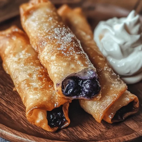 The first step in making these egg rolls is to prepare the cream cheese filling. The cream cheese should be at room temperature to ensure a smooth mixing process. Begin by taking an 8-ounce block of cream cheese and letting it sit out for about 30 minutes before you start. This will make it easier to blend with the other ingredients.