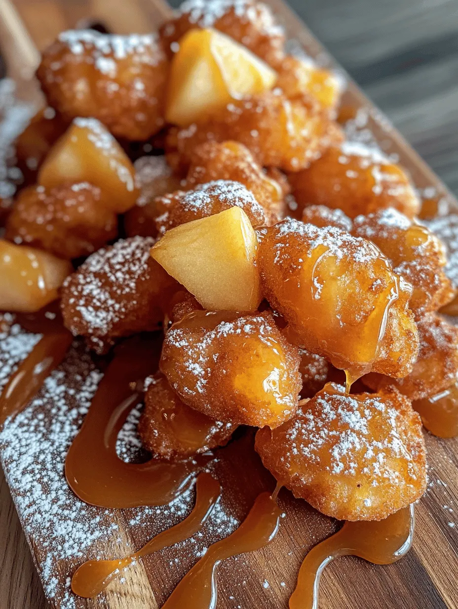 Imagine biting into a warm, fluffy apple fritter, its golden crust giving way to tender pieces of spiced apple within. Apple Fritter Bites are not just a delightful dessert; they are an easy-to-make snack that can bring warmth and joy to any occasion, whether it's a family gathering, a cozy evening at home, or a festive celebration. These little bites encapsulate the comforting flavors of fall while being incredibly simple to prepare, making them a perfect choice for novice cooks and seasoned bakers alike.