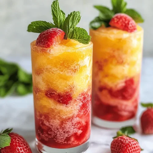 Creating the ultimate Pineapple Strawberry Swirled Slushie starts with understanding the ingredients that contribute to its deliciousness and health benefits. Each element plays a crucial role, ensuring that the final product is not only tasty but also nourishing.