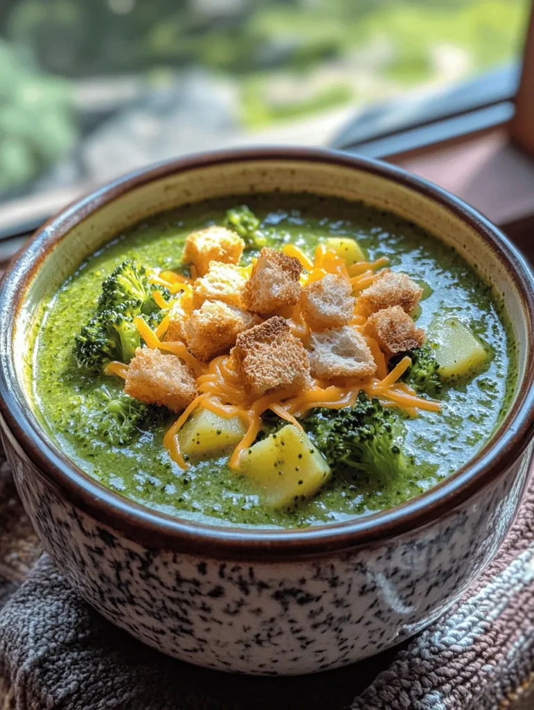 Before we dive into the cooking process, let’s take a moment to appreciate the star ingredients of this soup—broccoli and potatoes. Both offer an array of health benefits that contribute to a balanced diet.