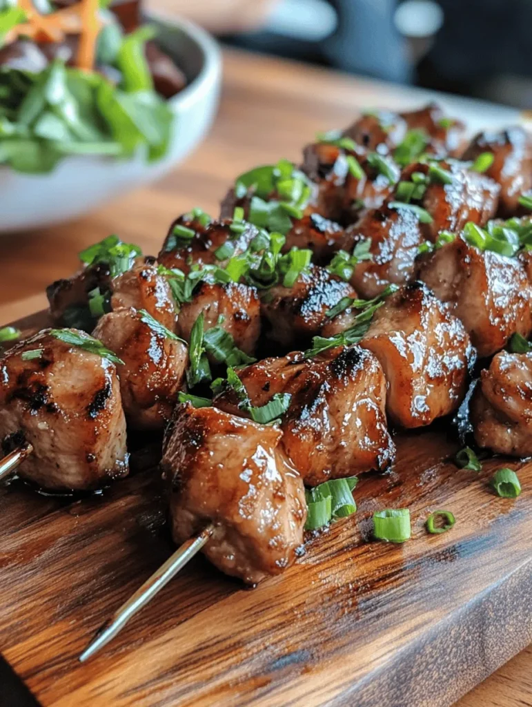 If you’re looking for a dish that perfectly balances sweet and savory flavors, look no further than Honey Garlic Chicken Skewers. This delightful recipe combines tender chicken, a luscious honey-garlic marinade, and the thrill of grilling, making it an ideal choice for gatherings, barbecues, and family dinners. The skewers are not just easy to prepare but also a hit with both adults and children, ensuring that everyone at the table is satisfied.