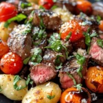 If you're looking for a dish that perfectly marries ease of preparation with an explosion of flavor, look no further than Flavor-Packed Steak Bites and Gnocchi. This delightful recipe makes for an ideal weeknight meal, combining the tender juiciness of steak bites with the pillowy softness of gnocchi. In just under an hour, you can whip up a culinary masterpiece that will impress your family and friends, making them think you’ve spent hours in the kitchen.