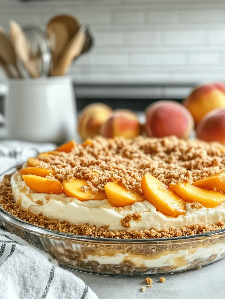 Peach Cobbler Cheesecake stands out with its unique flavor profile that harmoniously blends the sweet, juicy notes of ripe peaches with the rich, creamy texture of cheesecake. The flavor of fresh peaches is a true highlight, bringing a natural sweetness that elevates the dessert from ordinary to extraordinary. The addition of spices like cinnamon and nutmeg enhances the overall flavor, adding warmth and depth that complements the peachy goodness. These spices evoke memories of summer days spent at family gatherings or picnics, making each bite not just a taste sensation but a trip down memory lane.