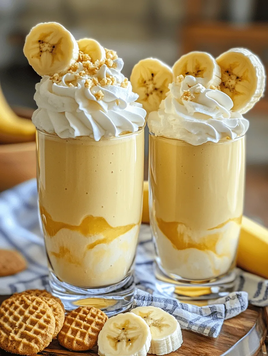 The Easy Banana Pudding Milkshake is a delightful treat that embodies the comfort and charm of Southern desserts. Originating from the iconic banana pudding that has been a staple in Southern kitchens for generations, this milkshake brings the nostalgic flavors of creamy bananas and vanilla pudding into a refreshing drinkable form. Perfect for warm summer days or as a sweet dessert after a hearty meal, this milkshake is not only delicious but also incredibly easy to prepare, making it an ideal choice for both novice cooks and seasoned chefs alike.
