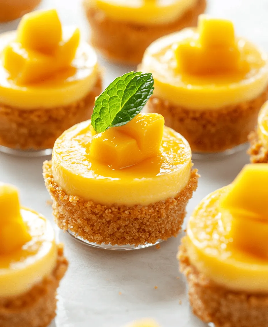 Mini desserts have a special allure. Their small size makes them perfect for portion control, allowing you to indulge in a treat without overdoing it. Among the myriad of mini desserts, mini cheesecakes stand out as a crowd favorite. With their rich, creamy texture and endless flavor possibilities, they are versatile enough to suit any occasion—from casual family gatherings to elegant dinner parties. Today, we’ll dive into a delightful version of this classic dessert: Mini Mango Cheesecakes.