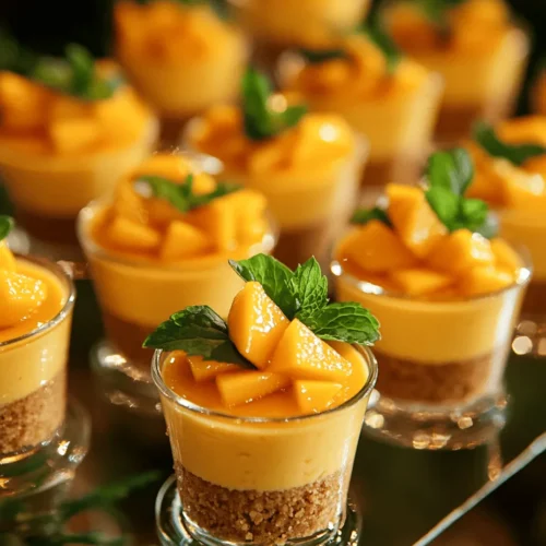 Mini desserts have a special allure. Their small size makes them perfect for portion control, allowing you to indulge in a treat without overdoing it. Among the myriad of mini desserts, mini cheesecakes stand out as a crowd favorite. With their rich, creamy texture and endless flavor possibilities, they are versatile enough to suit any occasion—from casual family gatherings to elegant dinner parties. Today, we’ll dive into a delightful version of this classic dessert: Mini Mango Cheesecakes.