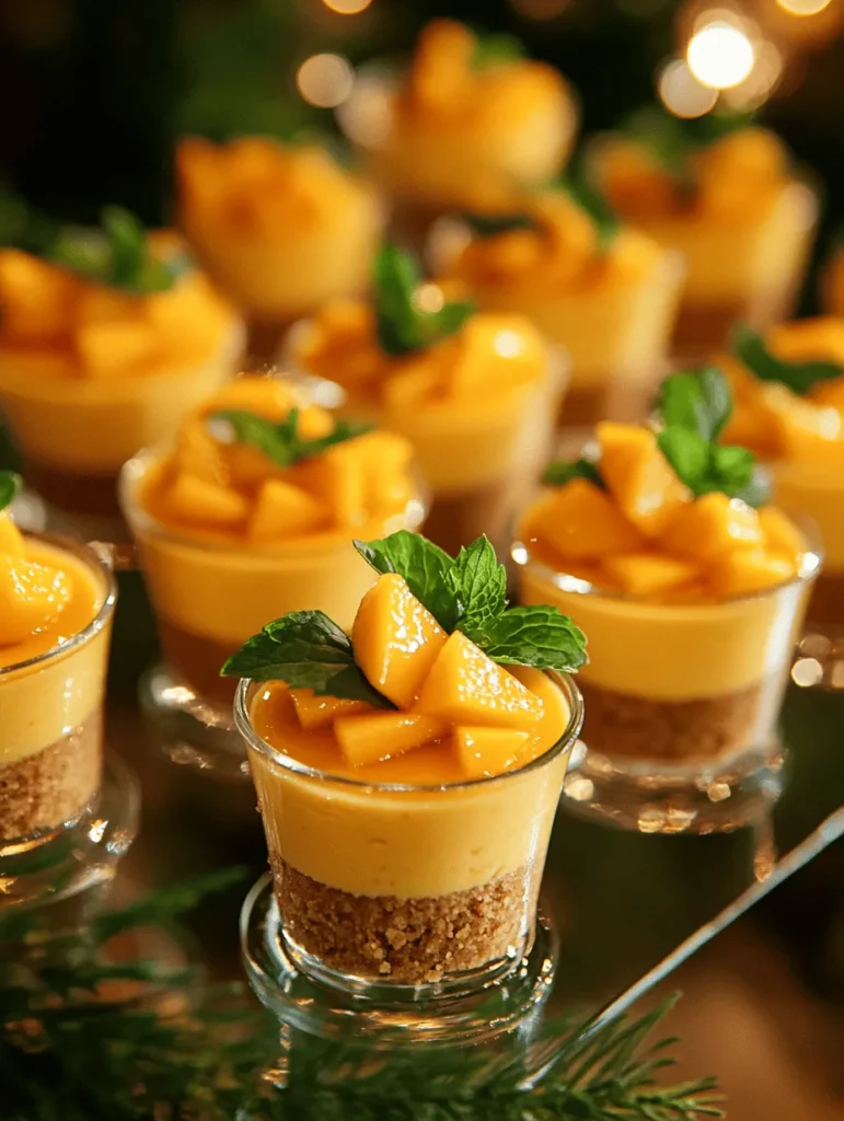 Mini desserts have a special allure. Their small size makes them perfect for portion control, allowing you to indulge in a treat without overdoing it. Among the myriad of mini desserts, mini cheesecakes stand out as a crowd favorite. With their rich, creamy texture and endless flavor possibilities, they are versatile enough to suit any occasion—from casual family gatherings to elegant dinner parties. Today, we’ll dive into a delightful version of this classic dessert: Mini Mango Cheesecakes.