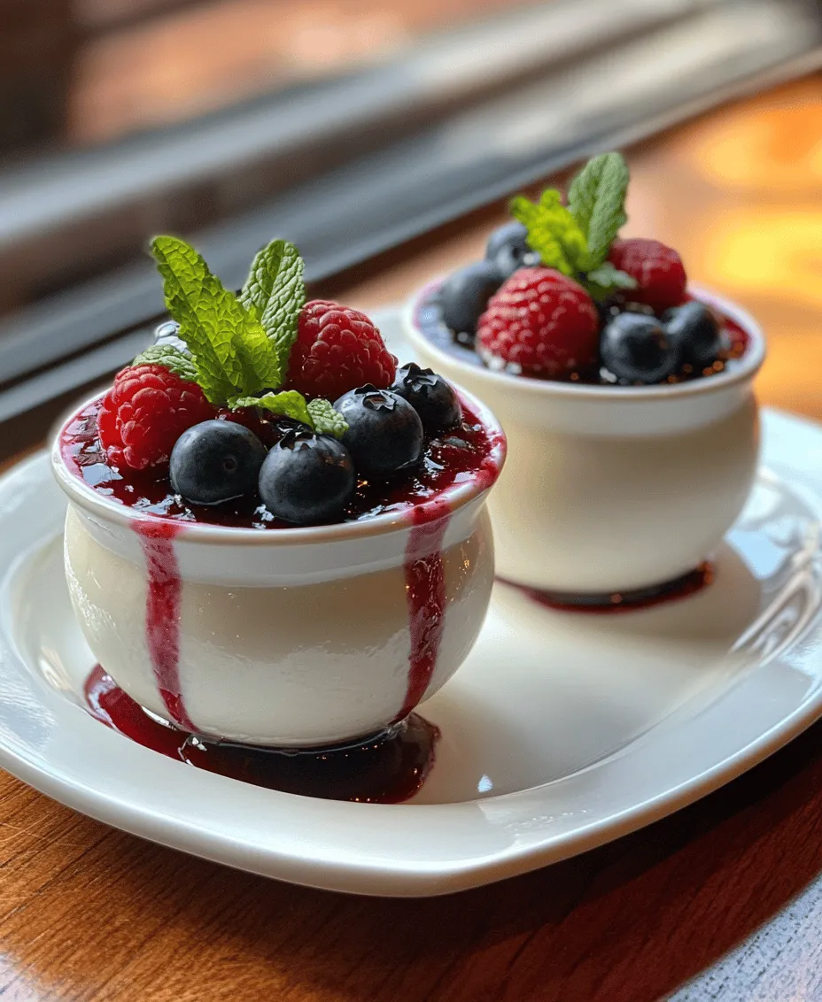 Panna cotta, a classic Italian dessert, is a true testament to the beauty of simplicity in culinary arts. With its silky smooth texture and delicate flavor profile, it has captured the hearts of dessert lovers around the globe. The name 