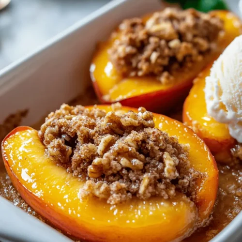To master the art of baked peaches, it is essential to understand the core ingredients that come together to create this delightful dish. Each component plays a pivotal role in achieving the perfect balance of flavor and texture.