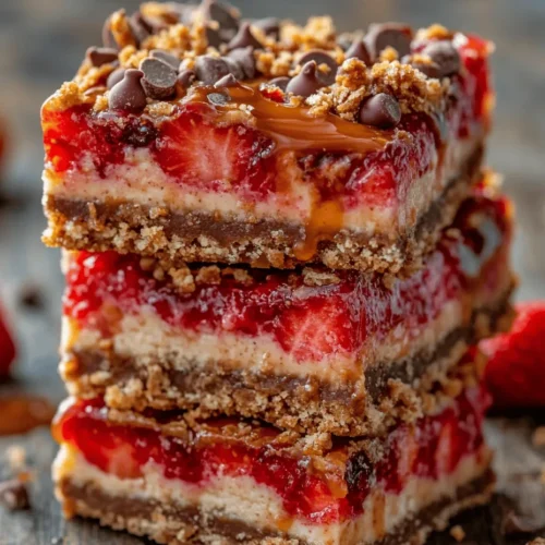 Dessert bars and bites have taken the culinary world by storm, captivating the hearts and taste buds of dessert lovers everywhere. Their versatility, ease of preparation, and ability to serve a crowd make them a popular choice for gatherings, potlucks, and weeknight treats alike. Among the myriad of delicious options, the Butterfinger Caramel Crunch Bars stand out as a decadent delight that perfectly balances rich flavors and contrasting textures. Paired with Strawberry Crunch Cheesecake Bites, this duo becomes a showstopper, effortlessly drawing attention with its visual appeal and mouthwatering taste.