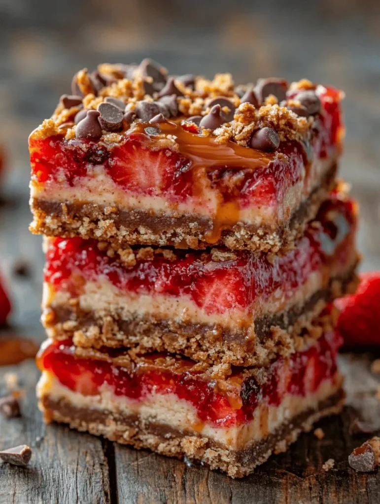 Dessert bars and bites have taken the culinary world by storm, captivating the hearts and taste buds of dessert lovers everywhere. Their versatility, ease of preparation, and ability to serve a crowd make them a popular choice for gatherings, potlucks, and weeknight treats alike. Among the myriad of delicious options, the Butterfinger Caramel Crunch Bars stand out as a decadent delight that perfectly balances rich flavors and contrasting textures. Paired with Strawberry Crunch Cheesecake Bites, this duo becomes a showstopper, effortlessly drawing attention with its visual appeal and mouthwatering taste.