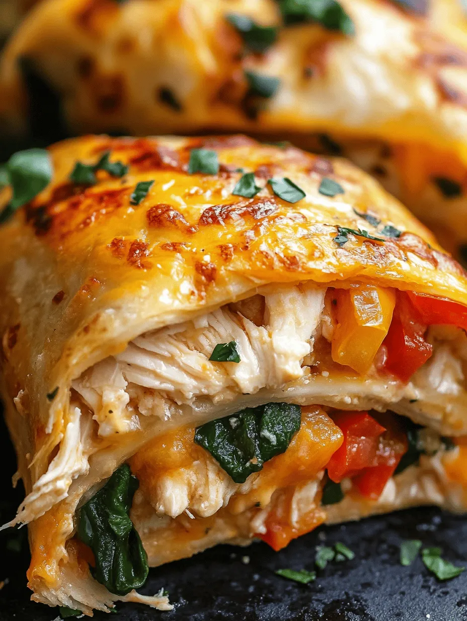 Cheesy Chicken Wraps are a delightful culinary creation that has captured the hearts and stomachs of food enthusiasts around the globe. This dish stands out as a versatile and satisfying meal option, perfect for lunch, dinner, or even a hearty snack. With their flavorful combination of chicken, cheese, and fresh vegetables, these wraps are not only delicious but also incredibly easy to prepare. In today’s fast-paced world, the appeal of quick meals cannot be overstated, and Cheesy Chicken Wraps deliver just that, making them a family favorite.