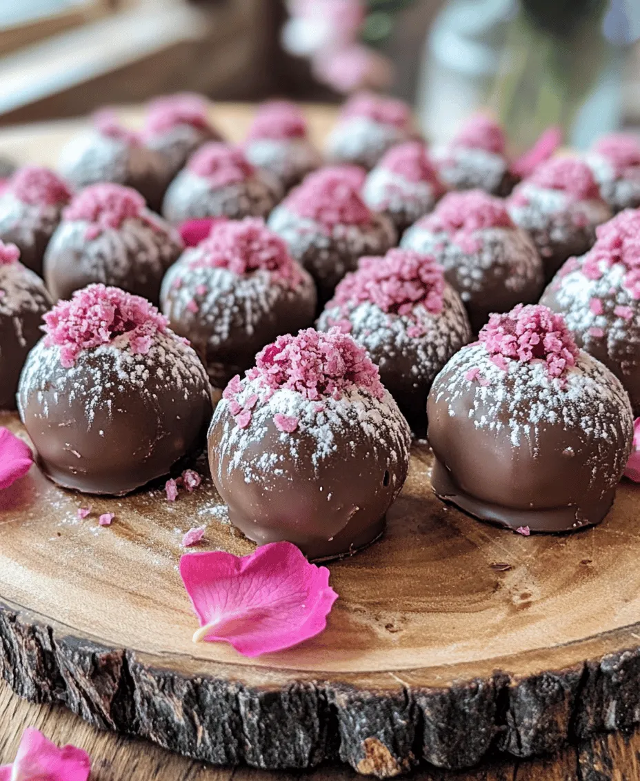 Chocolate truffles have long been a symbol of indulgence and sophistication. These delectable treats, with their rich, creamy interiors and delicate coatings, are a favorite among chocolate lovers around the globe. They effortlessly blend luxury with comfort, making them the ideal gift for special occasions or a sweet treat to enjoy at home. Among the myriad of flavors available, the combination of raspberry and rose stands out, offering a unique and enchanting experience for the palate.