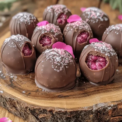 Chocolate truffles have long been a symbol of indulgence and sophistication. These delectable treats, with their rich, creamy interiors and delicate coatings, are a favorite among chocolate lovers around the globe. They effortlessly blend luxury with comfort, making them the ideal gift for special occasions or a sweet treat to enjoy at home. Among the myriad of flavors available, the combination of raspberry and rose stands out, offering a unique and enchanting experience for the palate.