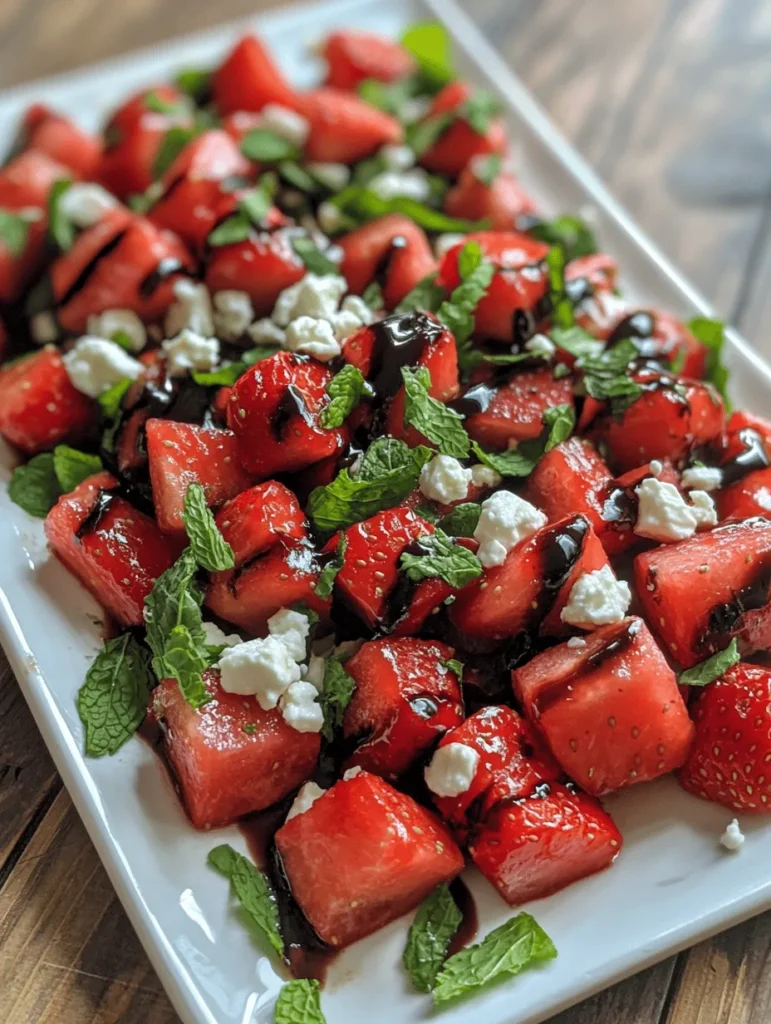 As the sun shines brighter and temperatures rise, summer beckons us to embrace lighter, refreshing meals that celebrate the abundance of seasonal produce. Among the myriad of summer salads, the Watermelon Strawberry Salad has emerged as a beloved favorite for its vibrant colors, delightful flavors, and nutritional benefits. This salad is not just a feast for the eyes; it also offers a refreshing escape from the heat while providing essential nutrients that keep us energized and hydrated.