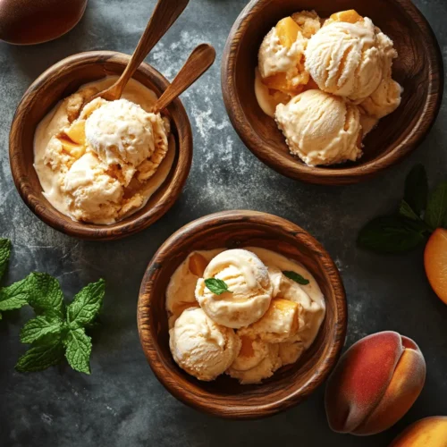 Nothing quite captures the essence of summer like the sweet, juicy flavor of ripe peaches. As the sun shines down and the temperatures soar, there's no better way to cool off than with a bowl of homemade ice cream. This creamy dreamy peach ice cream recipe is not only a refreshing treat but also a wonderful way to showcase the natural sweetness of fresh summer fruit. With its velvety texture and rich flavor, this delightful dessert is certain to impress family and friends alike.