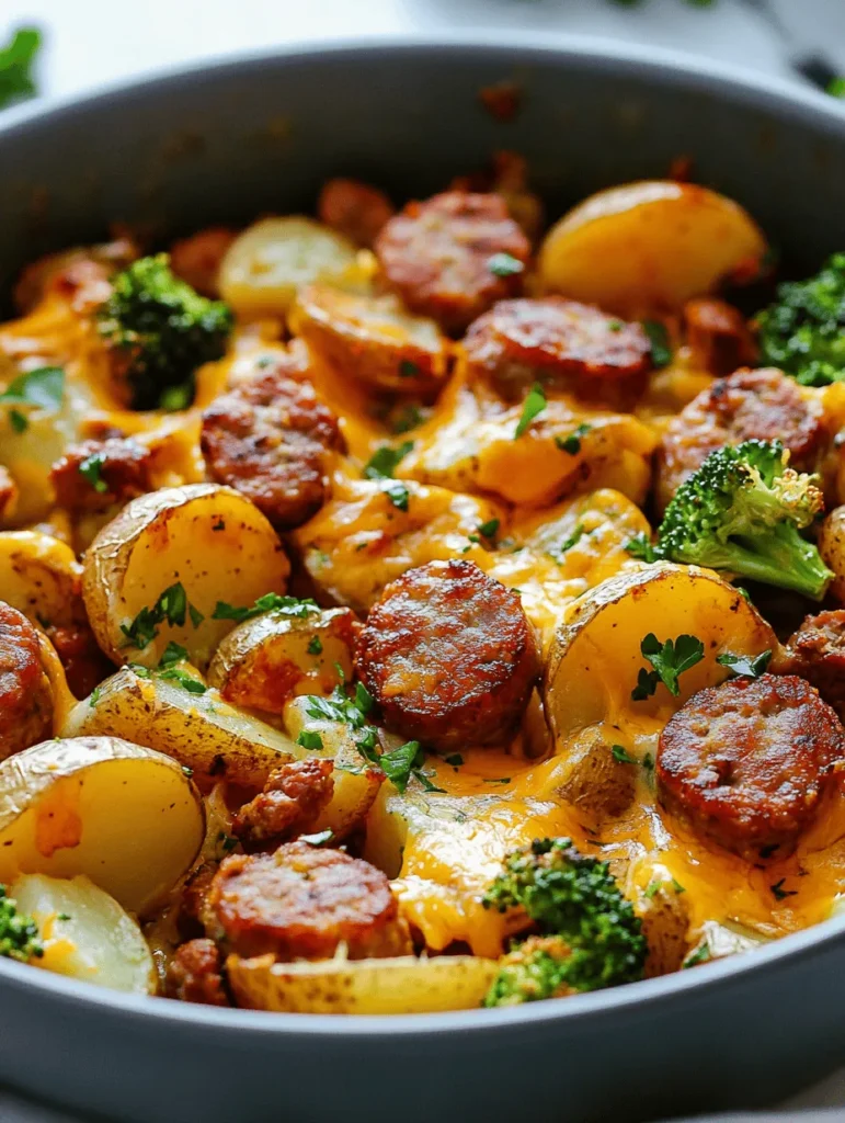 In the fast-paced world we live in, one-pan meals have gained immense popularity among home cooks. They offer a unique blend of convenience and flavor, allowing you to prepare a delicious dinner without the hassle of multiple pots and pans cluttering your kitchen. One such delightful recipe that embodies this convenience is the One-Pan Cheesy Ranch Potatoes and Sausage. This dish not only simplifies the cooking process but also packs a punch of flavor that is sure to please the whole family.