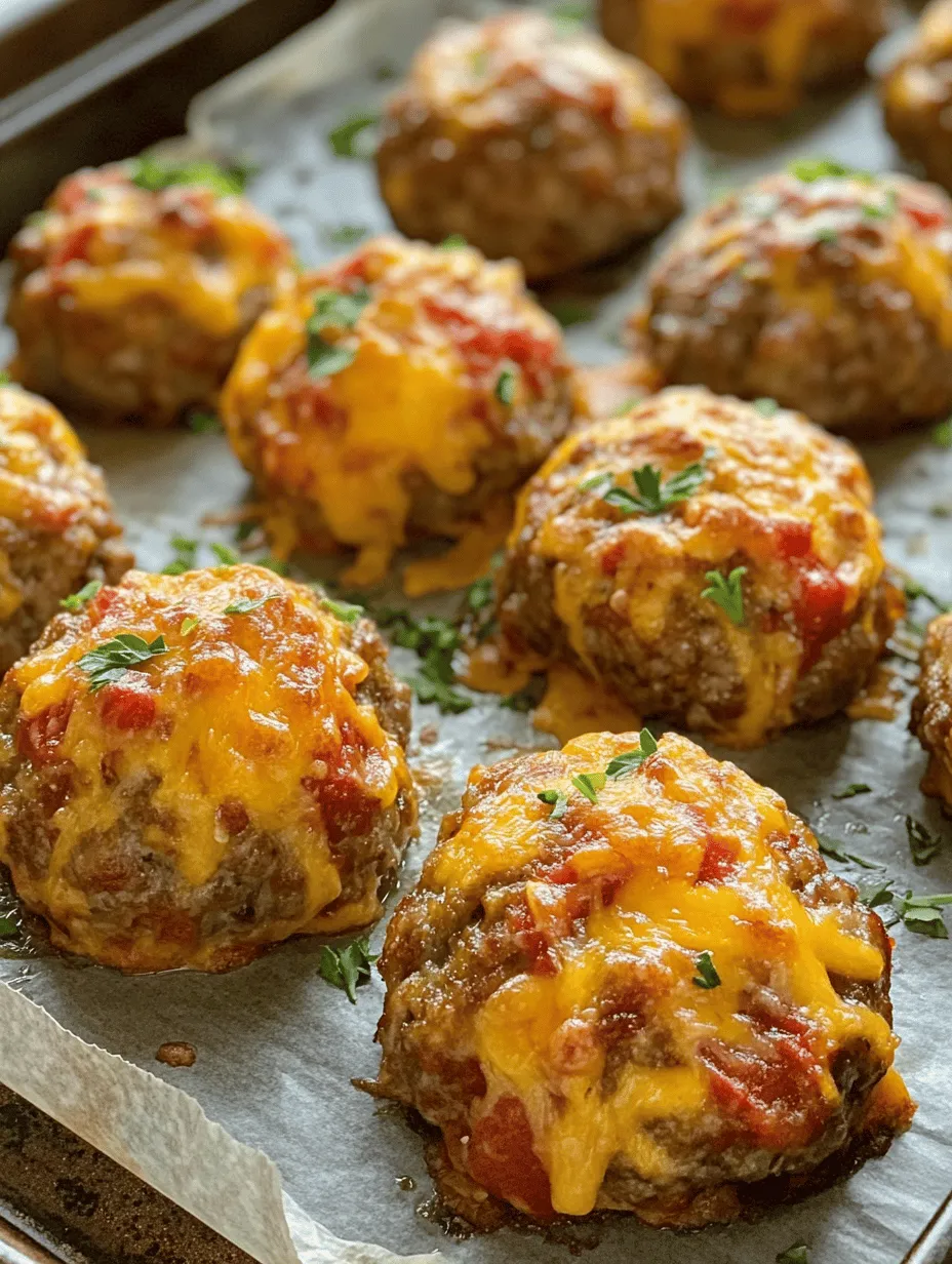 Are you on the lookout for an irresistible appetizer that promises to be the star of your next gathering? Look no further than Cheesy Rotel Sausage Balls Delight! This scrumptious dish combines the savory goodness of ground breakfast sausage with the creamy richness of cream cheese, resulting in a mouthwatering snack that is perfect for any occasion. Whether it's game day, a family reunion, or a casual get-together with friends, these sausage balls will impress your guests and leave them asking for the recipe.