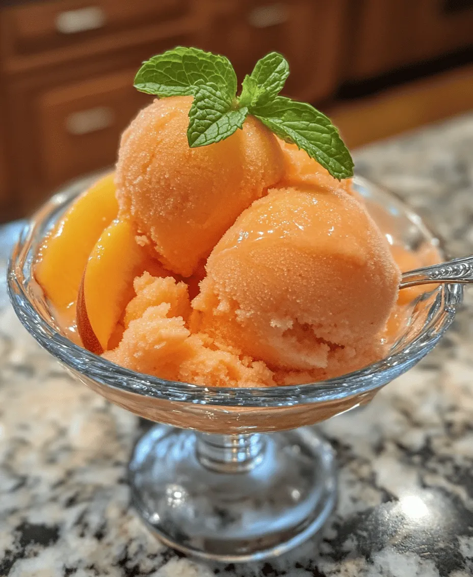 Creating the perfect Peachy Bliss Sorbet starts with understanding the key ingredients that contribute not only to flavor but also to texture and overall enjoyment. Let’s take a closer look at each essential component.