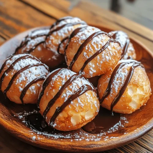 Zeppole, the delightful Italian pastry, are a beloved treat that captures the essence of Italian culture and culinary craftsmanship. Originating from the Southern regions of Italy, these sweet, fluffy dough balls are typically deep-fried until golden brown and then dusted with powdered sugar, making them a favorite during festive occasions. Whether served plain or filled with cream, zeppole evoke a sense of nostalgia and joy, often enjoyed with family and friends.