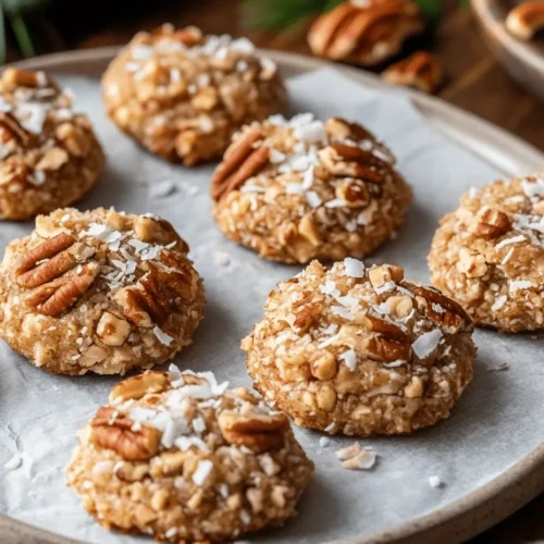 In the realm of sweet treats, no-bake desserts have carved a niche for themselves, offering a convenient alternative to traditional baking. Among these delightful creations, No Bake Pecan Coconut Praline Cookies stand out with their unique blend of flavors and textures. These cookies are not only easy to prepare but are also incredibly satisfying, making them a go-to option for anyone craving a sweet indulgence without the oven's fuss.