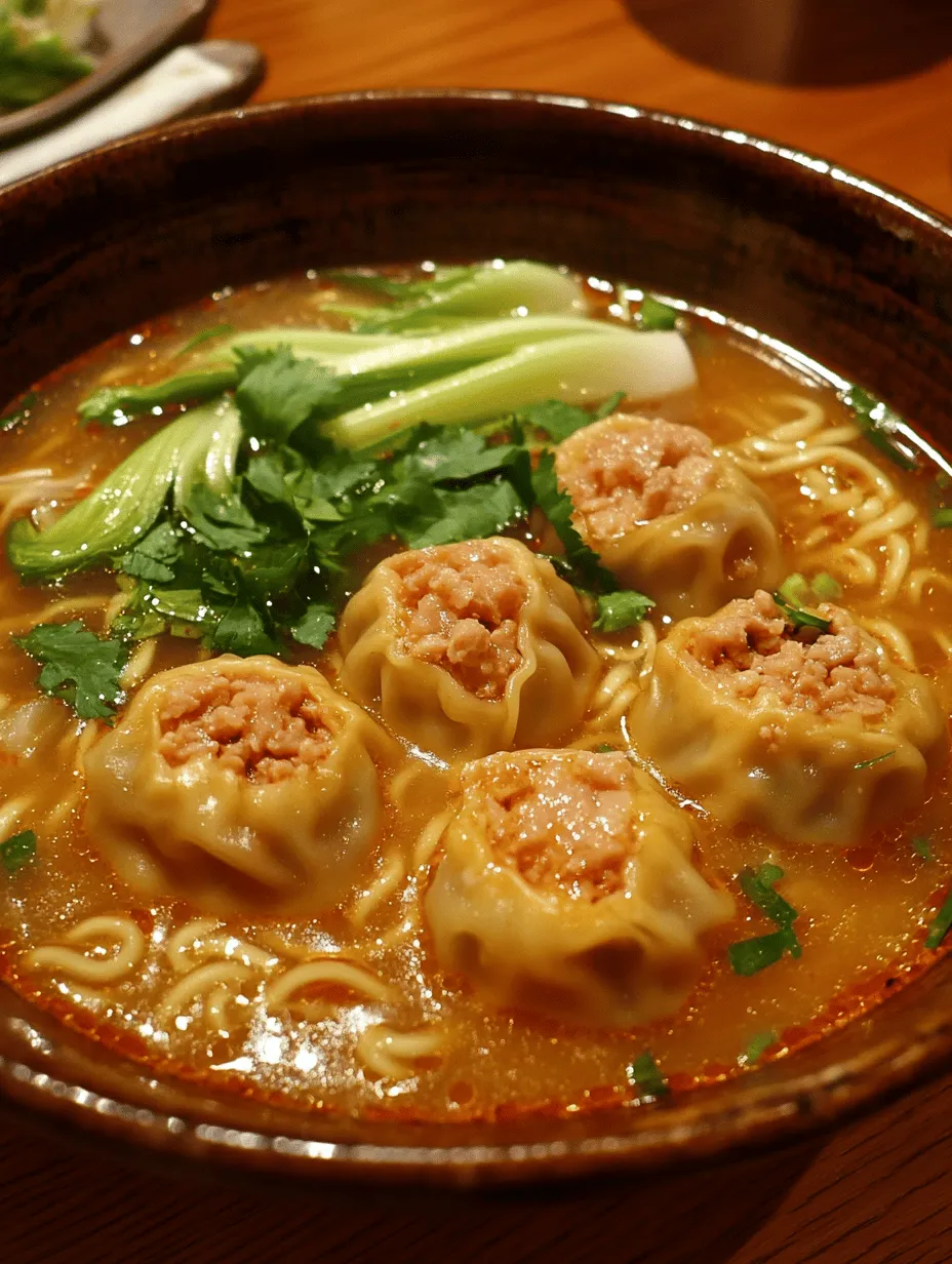Wonton noodle soup is a quintessential dish in Asian cuisine, celebrated for its rich flavors and comforting qualities. This warm, hearty soup is a staple in many households, particularly during cooler weather, yet it remains a favorite regardless of the season. The combination of tender wontons, flavorful broth, and perfectly cooked noodles creates a dish that is both satisfying and nourishing. Making wonton noodle soup at home not only enhances the flavors but also allows you to control the ingredients, ensuring a nutritious meal that aligns with your dietary preferences.