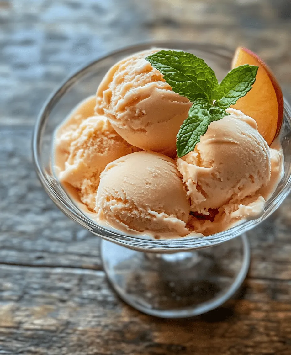 As the sun shines brighter and temperatures rise, there’s nothing quite as refreshing as a scoop of sorbet. Among the myriad of flavors available, peach sorbet stands out as a delightful treat that captures the essence of summer. This homemade version not only tantalizes your taste buds but also provides a healthier alternative to store-bought options, which often contain additives and preservatives. By making sorbet at home, you can control the ingredients, ensuring a pure and authentic flavor experience.