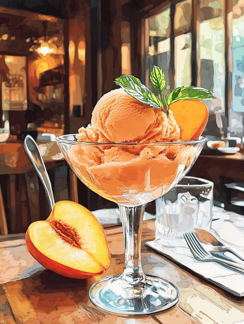 As the sun shines brighter and temperatures rise, there’s nothing quite as refreshing as a scoop of sorbet. Among the myriad of flavors available, peach sorbet stands out as a delightful treat that captures the essence of summer. This homemade version not only tantalizes your taste buds but also provides a healthier alternative to store-bought options, which often contain additives and preservatives. By making sorbet at home, you can control the ingredients, ensuring a pure and authentic flavor experience.